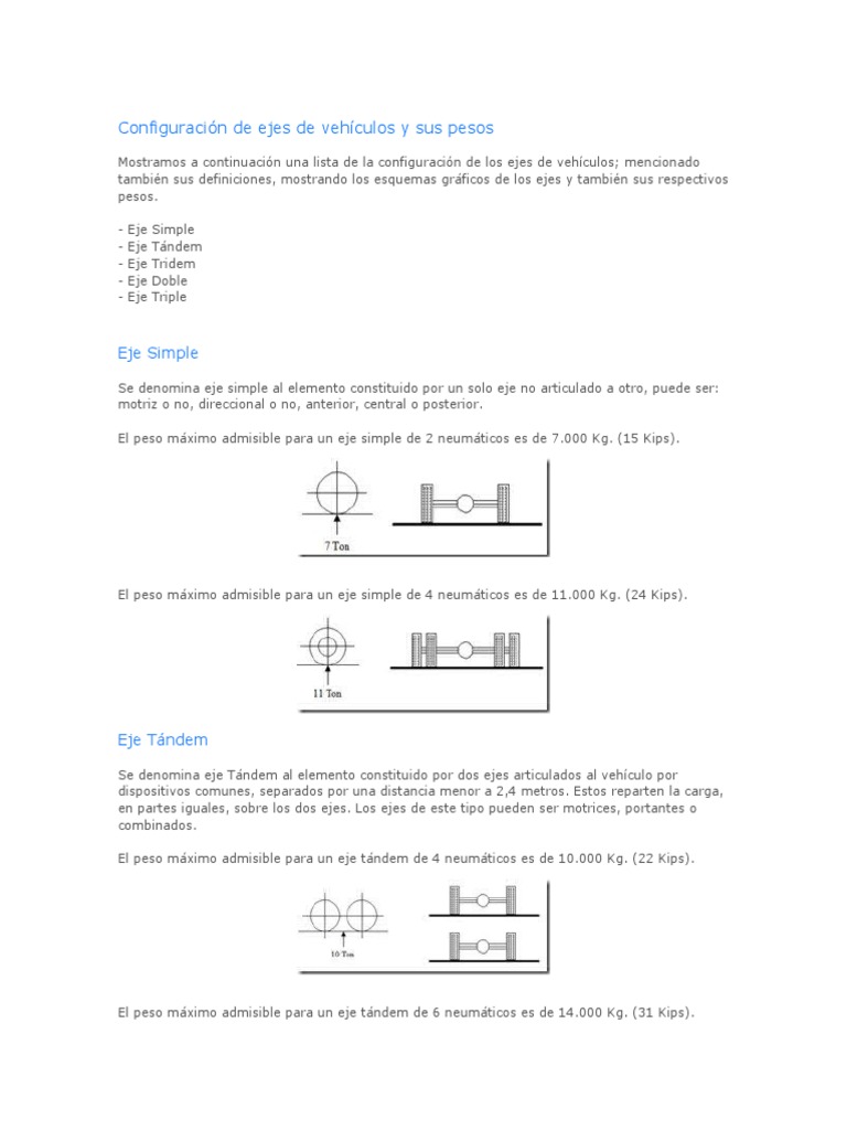 Tándem | PDF | Eje | Vehículos