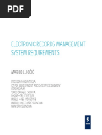 Moreq2 Electronic Records Management System Requirements