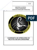 Caderneta de Operações do Pelotão de Exploradores