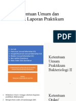 Ketentuan Umum Dan Format Laporan Praktikum