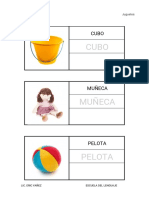 Tarjetas con pictogramas