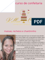 Aprenda a confeitar massas, recheios e chantininho