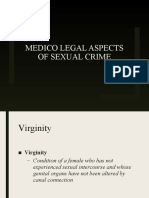 Lec 10 Medico Legal Aspects of Sex Crime