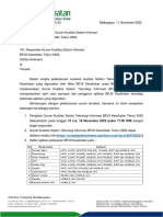 2292 Pelaksanaan Survei Kualitas Sistem Teknolog Informasi BPJS