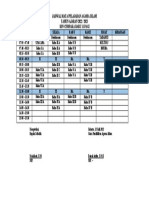 Jadwal Mata Pelajaran-Pai 2022-2023