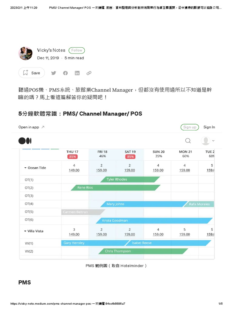 PMS - Channel Manager - POS 一次搞懂. 前言：資料整理與分析對所有商業行為都至關重要，從中獲得的數據可以協助公司做 ...