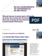 Manual Do Sistema de Licenciamento Eletrônico de Atividades (Slea) Da Prefeitura de São Paulo