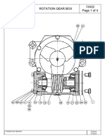 Rotation Gear Box Parts List