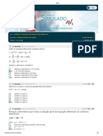 (Gabarito) ANÁLISE MATEMÁTICA PARA ENGENHARIA III