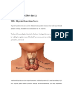 TFT Thyroid Function Tests
