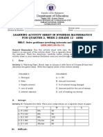 BUSINESS MATH W2 Activity Worksheet