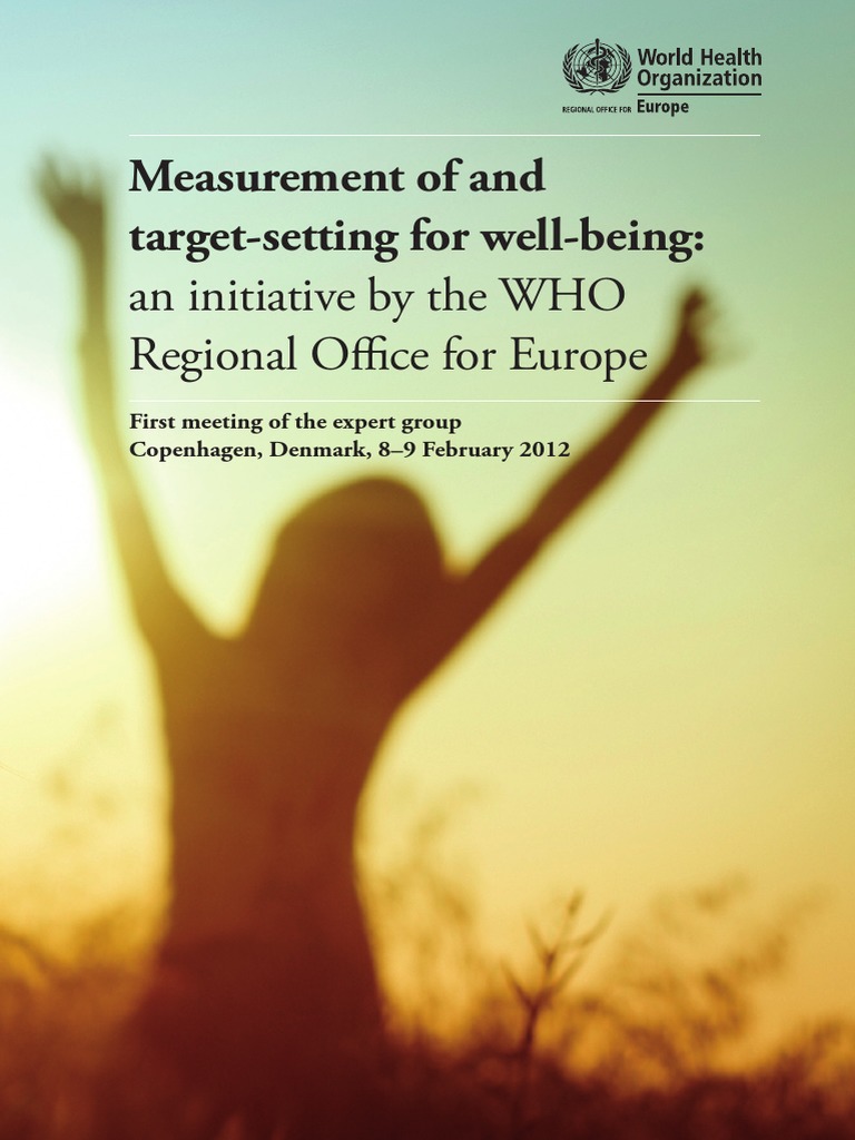 Well-Being WHO | PDF | Quality Of Life | World Health Organization