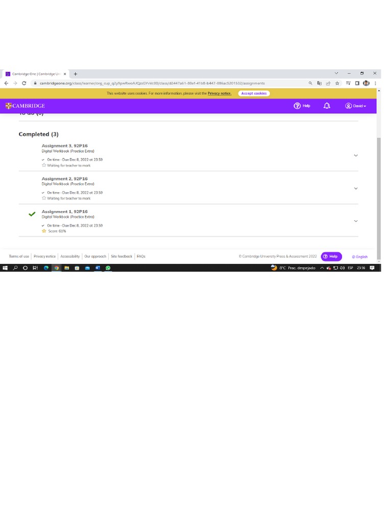 Cambridge Unit 789 | PDF