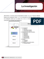 La Investigación: Módulo 1