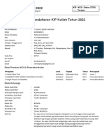 Formulir Peserta KIP Kuliah 2022