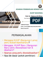 Sejarah Pembaruan Konsep Ide Kuhp Nasional