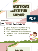 Klasifikasi Makhluk Hidup