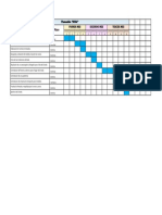 Diagrama de Gantt - BODA