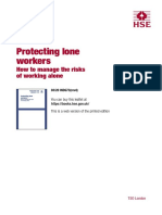 Protecting Lone Workers HSEUK Indg73