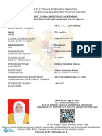 (The Indonesian Health Profession Board) : Registration Certification of Sanitarian