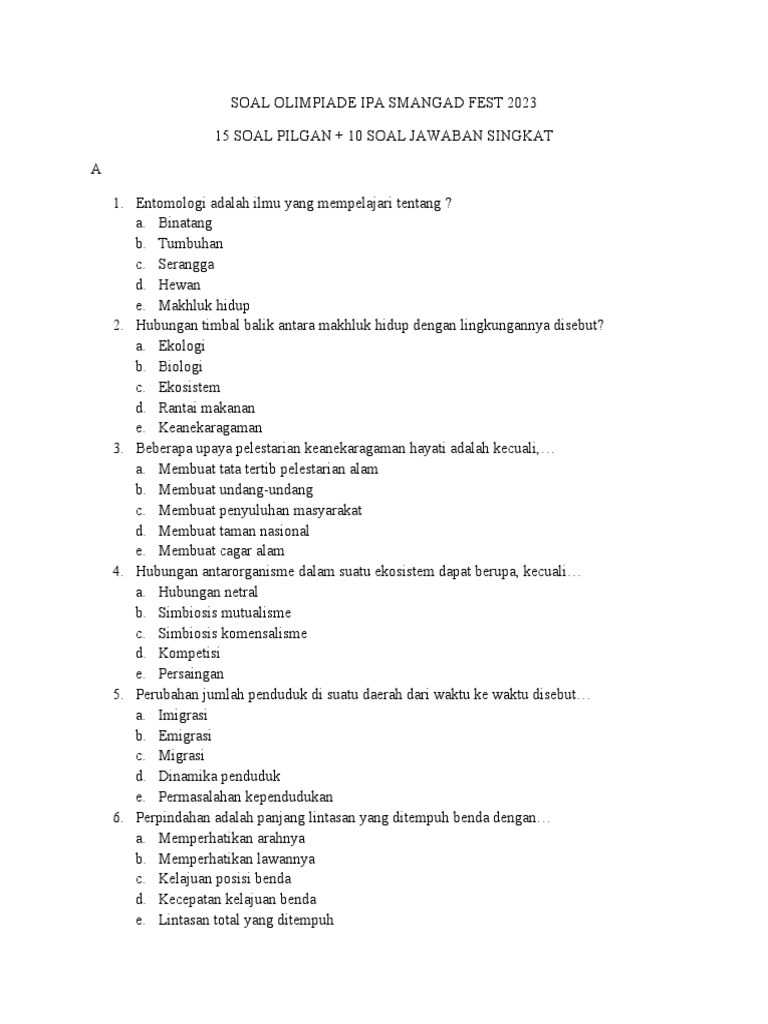 Tata Nama Ilmiah Spesies dalam Biologi | PDF