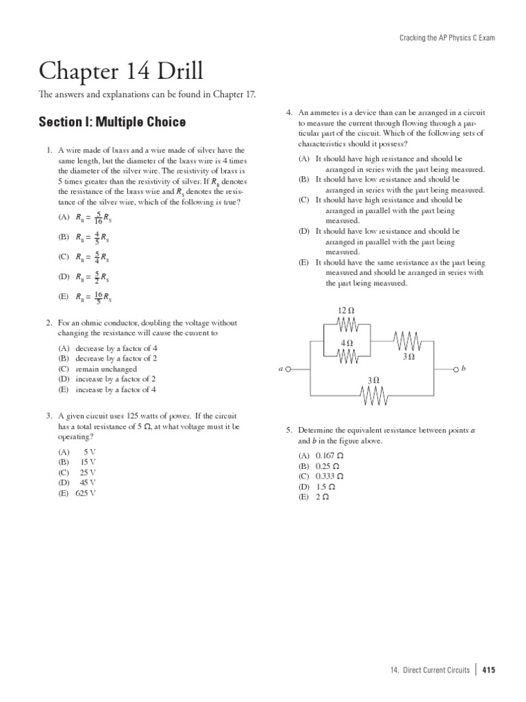 Direct Current Circuits PDF