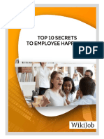 Top 10 Secrets To Employee Happiness