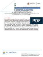 Coumarin Analogues From The Citrus Grandis (L.) Osbeck and Their Hepatoprotective Activity