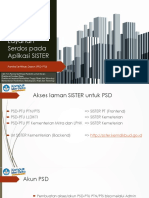 Panduan Layanan Serdos Pada Aplikasi SISTER (PSD-PTU) - 2022