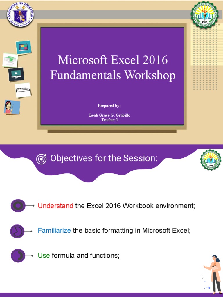 DLAC Microsoft Excel 2016 Fundamentals PDF Microsoft