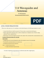 Line at High Frequencies Standing Waves and Standing Wave Ratio On A Line