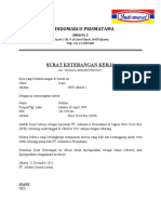 Surat Keterangan Kerja