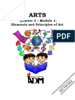 123456arts6 - Q3 - Mod1 - Elements and Principles of Art Applied in New Design