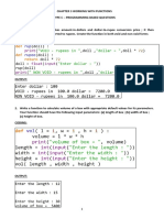 Chapter 3 - Type C - Programming Based Questions