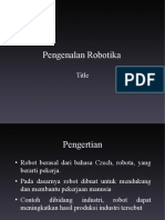 Pengenalan Robotika