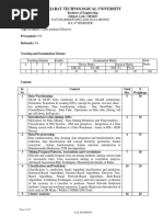 Gujarat Technological University: Page 1 of 2