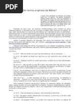 21365946 Os Textos Originais Da Biblia