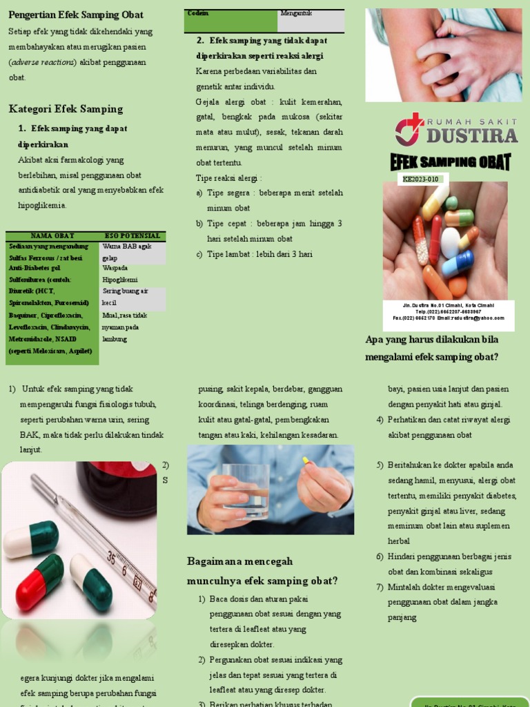 Leaflet Efek Samping Obat PDF
