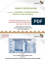 DCL PRODUCT CERTIFICATION ADDS CONFIDENCE TO GREEN BUILDING