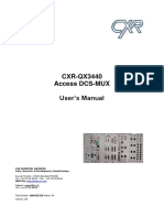 CXR-QX3440 User's Manual