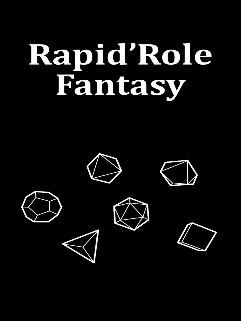Rapid Role Fantasy Pdf Dé