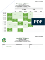 Student Duty Schedule