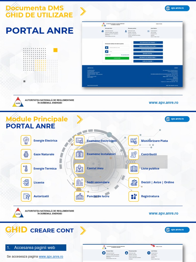 Ghid de Utilizare PORTAL General | PDF