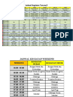 Jadwal Kegiatan Asrama