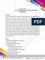 Calibration Testing Method & Techniques - Nov