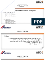 Emergency and Evacuation Plan Reinforcement