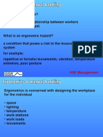 GSR3 Ergonomics & Manual Handling