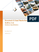 Envotech E Seal RadioSecure™ SLM M 3.6 Hardware Specifications V2.0