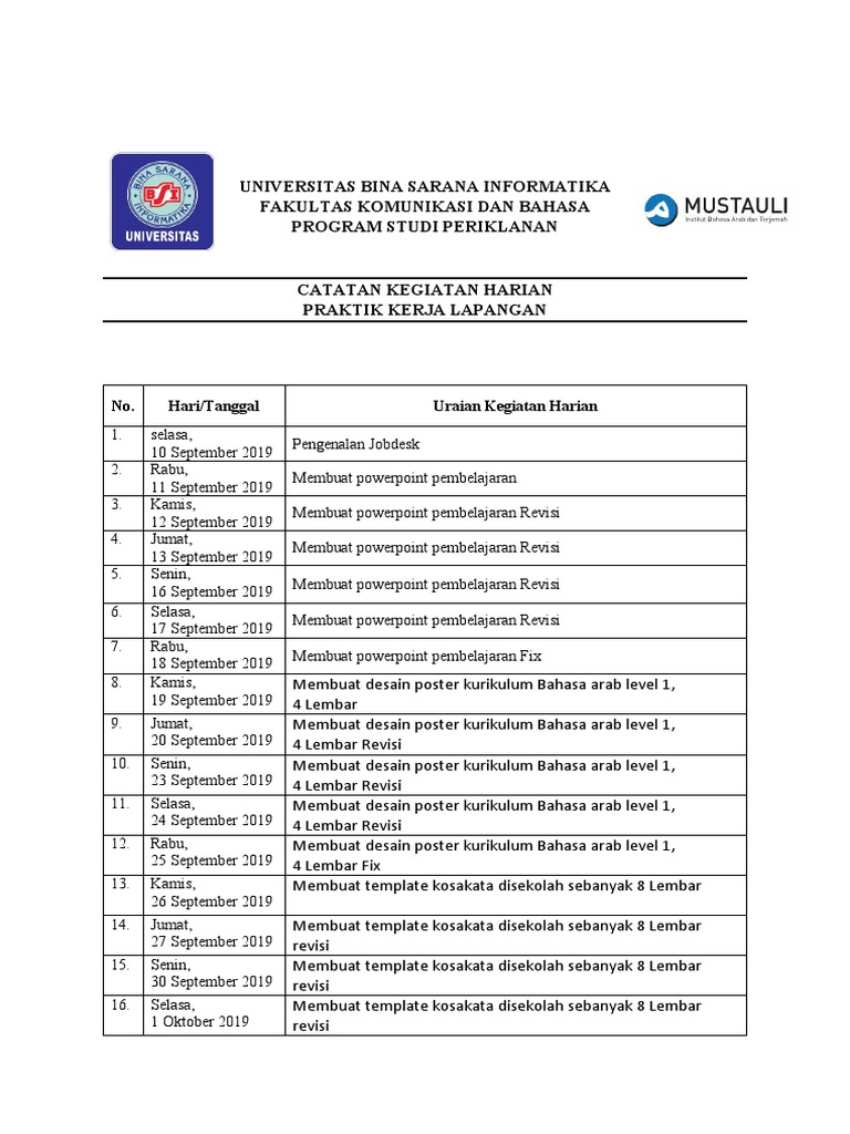 LAPORAN MAGANG Desain Grafis | PDF