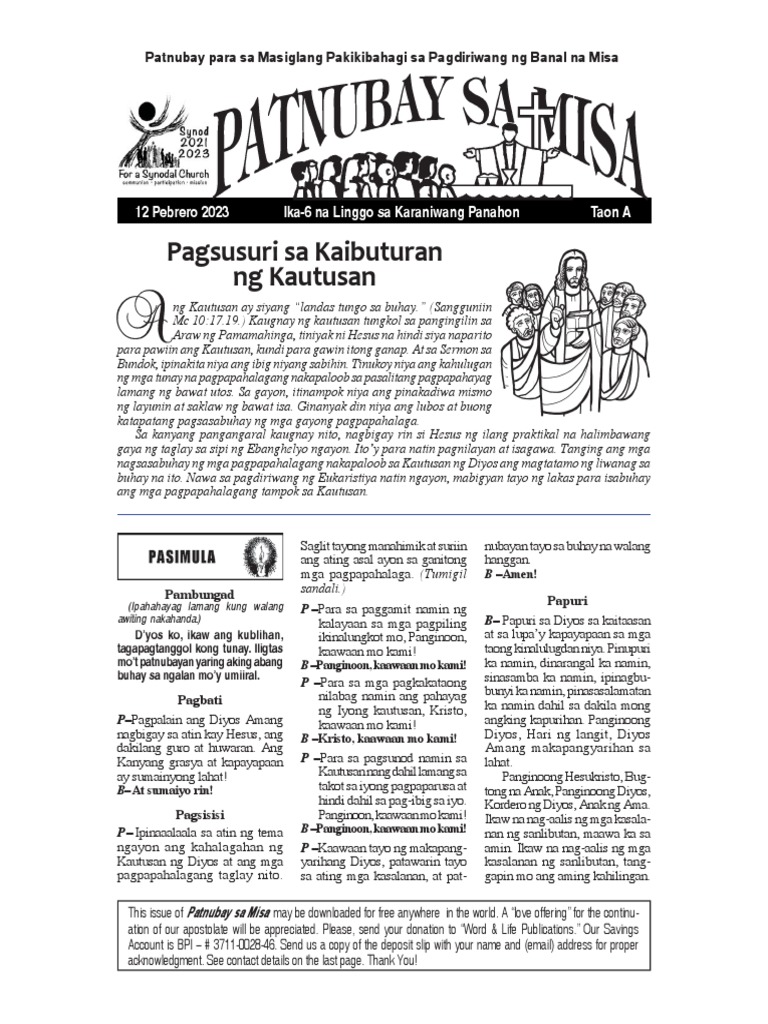 Feb 12 Tagalog | PDF